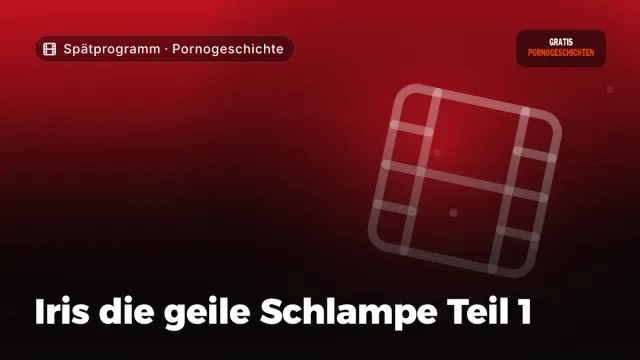 Pornogeschichte „Iris die geile Schlampe Teil 1“ – Thema Spätprogramm